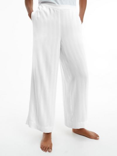 Calvin Klein Ruhák HU341959 | Calvin Klein Pyjama Női Nadrág Fehér Csíkok